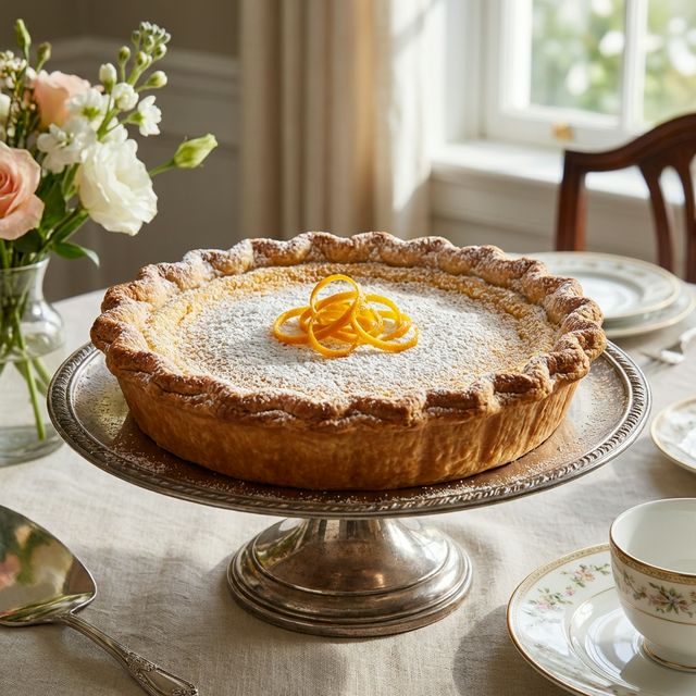 Carmela’s "Bribe" Ricotta Pie