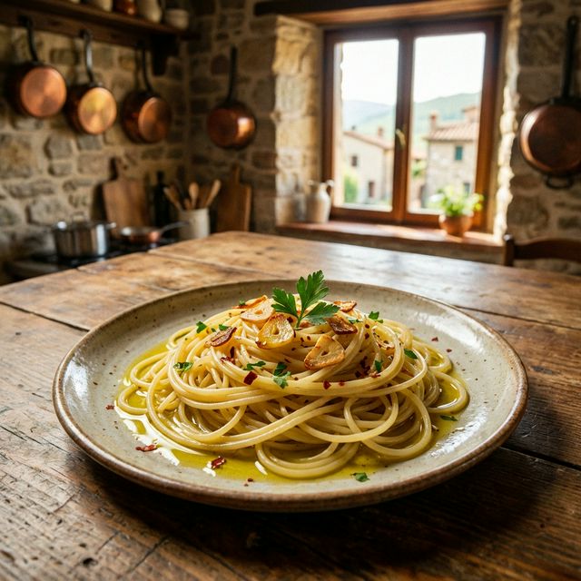 Furio’s "Sexual Tension" Aglio e Olio